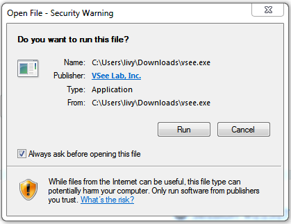 Firefox Open File - Security Warning